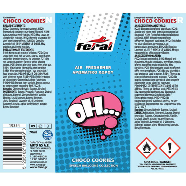 Αρωματικό Αυτοκινήτου Spray Feral Speech Collection OH 1 Τεμάχιο - Image 2