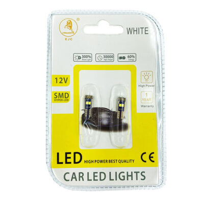 Λάμπες T5 6 Led Canbus 12V Ψείρες 100238 2 Τεμάχια