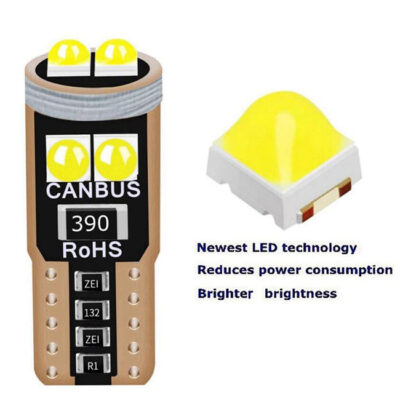 Λάμπες T10 6 Led Canbus Μπλε 600360 2 Τεμάχια