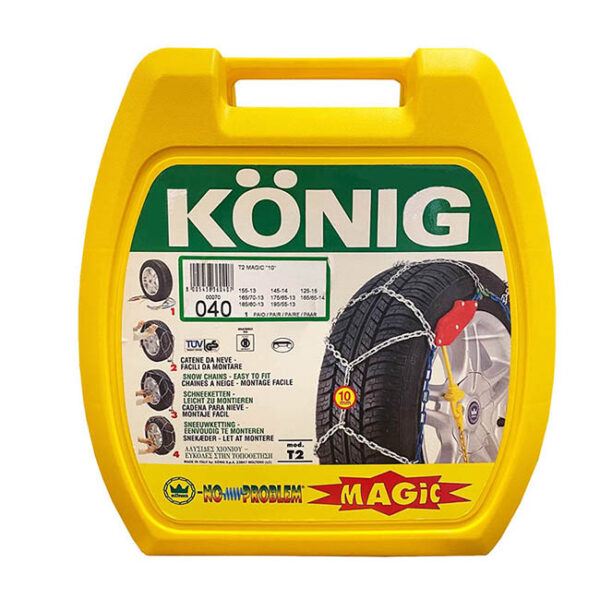 Αλυσίδες Χιονιού Konig No Problem T2 - Magic No 40 2 Τεμάχια - Image 5