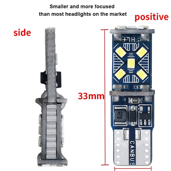 Λάμπες T10 15 Led Canbus 600563 2 Τεμάχια - Image 4
