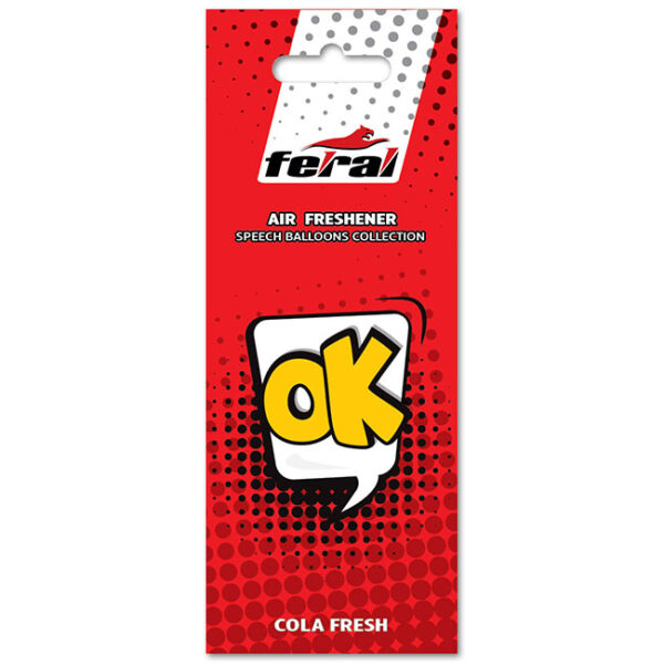 Αρωματικό Αυτοκινήτου Κρεμαστό Feral Speech Collection OK 1 Τεμάχιο - Image 2