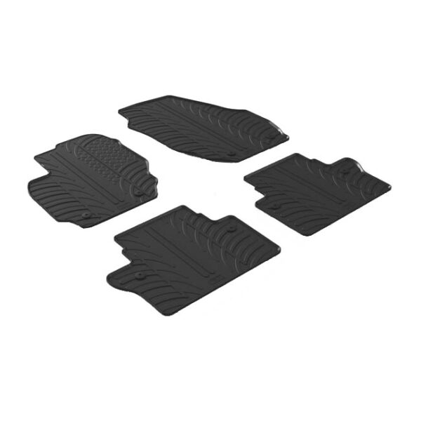 Πατάκια Αυτοκινήτου Gledring (0389) Συμβατά Με Volvo V70 2007+ / XC70 2008+ 4Τμχ