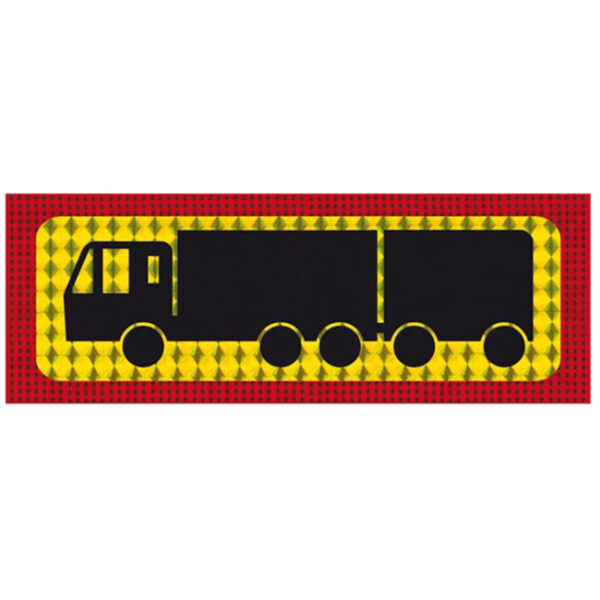 Πινακίδα Αυτοκόλλητη Φορτηγό Συρόμενο 48x20cm 1Τμχ