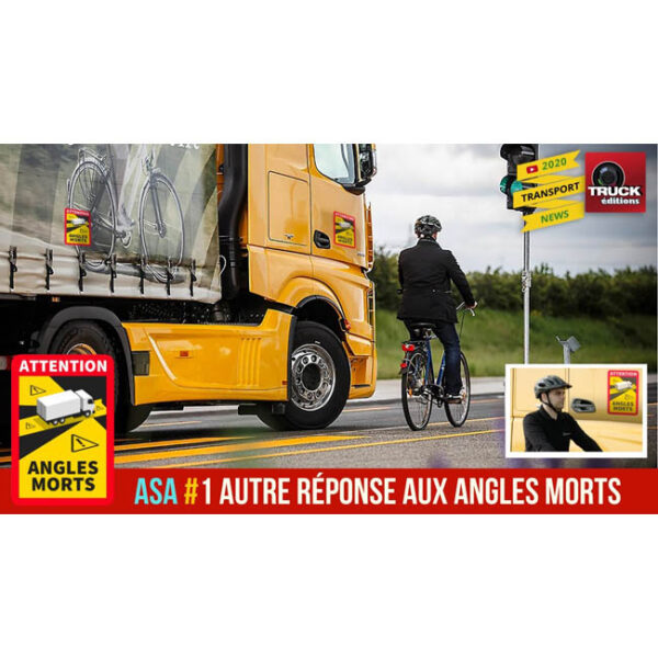Αυτοκόλλητο Σήμα Τυφλό Σημείο Για Φορτηγό (Blind Spot - Take Care) 15x22cm 1Τμχ - Image 3