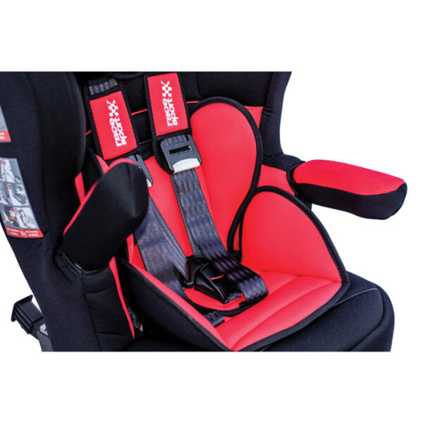 ΚΑΘΙΣΜΑ ΠΑΙΔΙΚΟ RACE SPORT ISOFIX (GROUPS 1-2-3) ΜΑΥΡΟ/ΚΟΚΚΙΝΟ RS123IF - Image 7