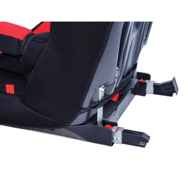 ΚΑΘΙΣΜΑ ΠΑΙΔΙΚΟ RACE SPORT ISOFIX (GROUPS 1-2-3) ΜΑΥΡΟ/ΚΟΚΚΙΝΟ RS123IF - Image 5