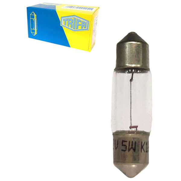 Λάμπα Αυτοκινήτου Trifa Σωληνωτή 204 C5W 11x39 12V 5W 39mm - Image 2