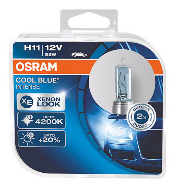 ΛΑΜΠΑ Η11 CΟΟL ΒLUΕ ΙΝΤΕΝSΕ 55W 12V 64211CΒΙ-ΗCΒ ΟSRΑΜ - Image 4