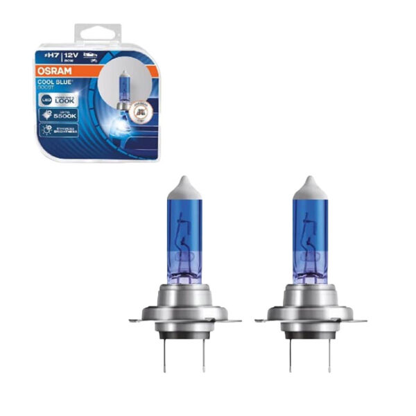 Λάμπες Αλογόνου H7 12V 80w Cool Blue Hyper Boost Osram 62210CBB-HCB 2 Τεμάχια - Image 2