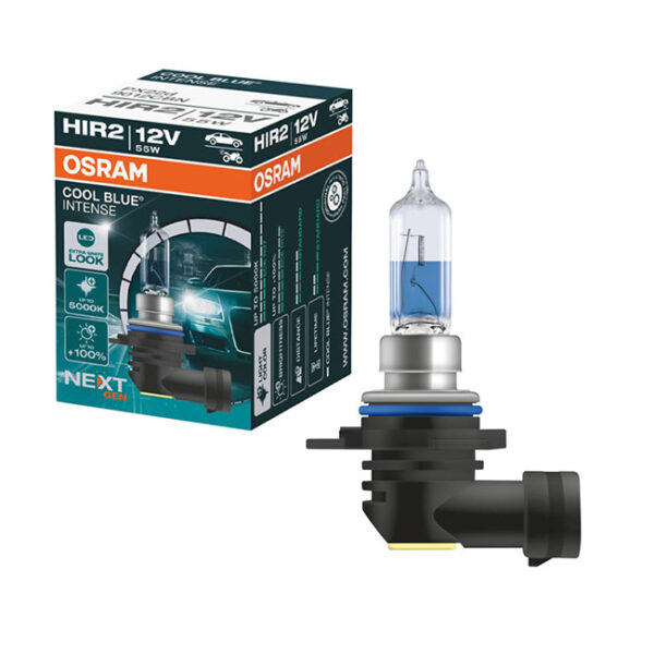 Λάμπα Αλογόνου HIR2 9012 12V 55w Cool Blue Intense Next Generation 5000κ Osram 9012CBN 1 Τεμάχιο - Image 2