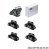 Πόδια / Άκρα Για Μπάρες Οροφής CRUZ Optiplus FIX 936-048 Για VW Golf 5d 1998-2003, Bora 1998-2005  Σετ 4 Τεμάχια - Image 2