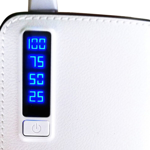 Power Bank Treqa TR-901 12800mAh Με 3 Θύρες USB-A Και Led Φως Λευκό 1 Τεμάχιο - Image 2