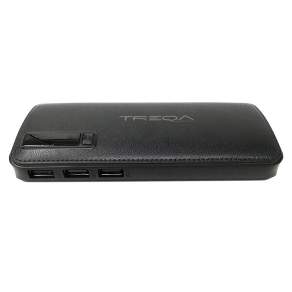 Power Bank Treqa TR-901 12800mAh Με 3 Θύρες USB-A Και Led Φως Μαύρο 1 Τεμάχιο - Image 6