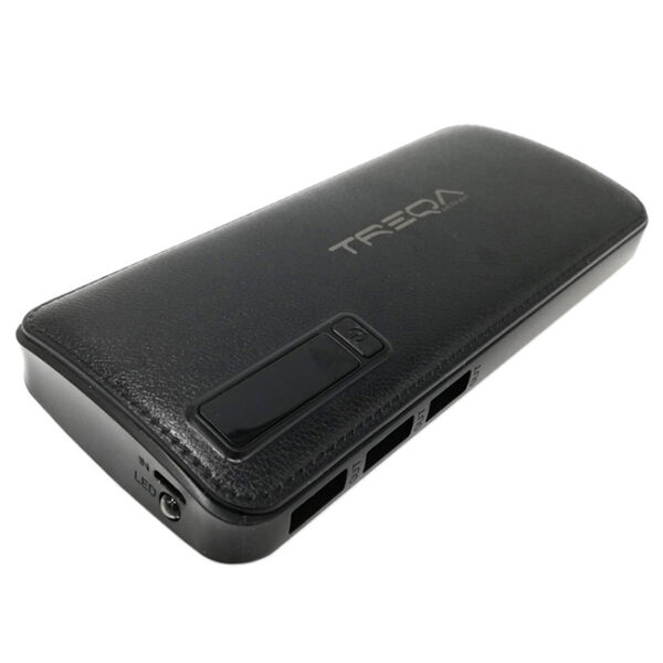 Power Bank Treqa TR-901 12800mAh Με 3 Θύρες USB-A Και Led Φως Μαύρο 1 Τεμάχιο - Image 5