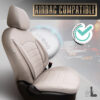 Καλύμματα Αυτοκινήτου Otom Inspire Design Universal Full Δερματίνη Σετ Εμπρός / Πίσω Μπεζ INS-3509 11 Τεμάχια - Image 7