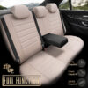 Καλύμματα Αυτοκινήτου Otom Inspire Design Universal Full Δερματίνη Σετ Εμπρός / Πίσω Μπεζ INS-3509 11 Τεμάχια - Image 9