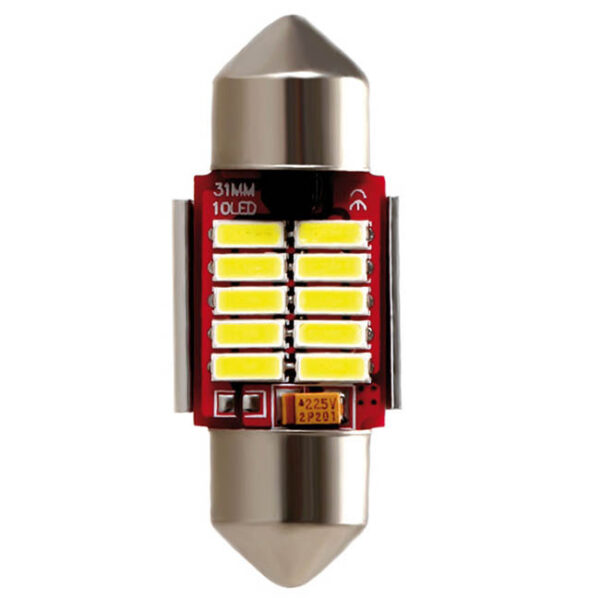 Λάμπες T10 10 Led Canbus Σωληνωτή 100283 2 Τεμάχια - Image 7