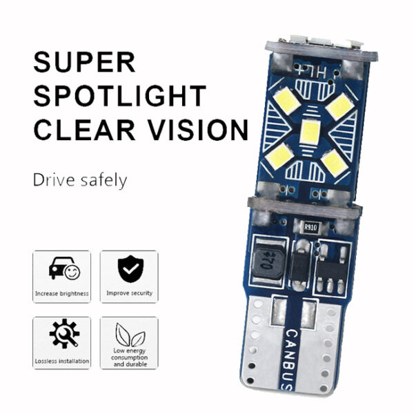 Λάμπες T10 15 Led Canbus 600563 2 Τεμάχια - Image 7