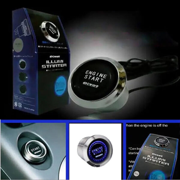 Κιτ Εκκίνησης Engine Start / Stop Pivot Illumi Starter 12V Led Μπλε 1 Τεμάχιο - Image 9