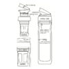 Timolino Omni Tritan Hydration Bottle Venti 400ml Κόκκινο - Image 7