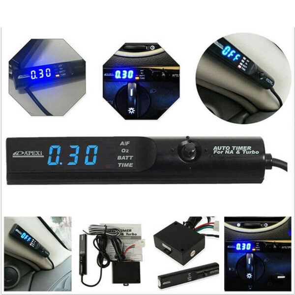Turbo Timer Αυτοκινήτου Ψηφιακό Με Μπλε Φωτισμό Apexi UT-4077 - Image 6