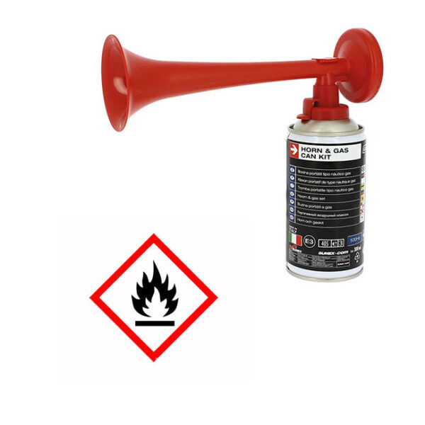 Κόρνα Γηπέδου Με Φιάλη 300ml 500hz 110db Με Πιστοποίηση E3 Made in Italy 1 Τεμάχιο - Image 7